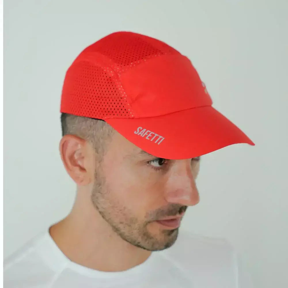 Safetti Boné Unissex Performance Running KOOLER Cherry