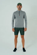 Camiseta Manga Longa Corrida Masculina ACTIVE Cinza