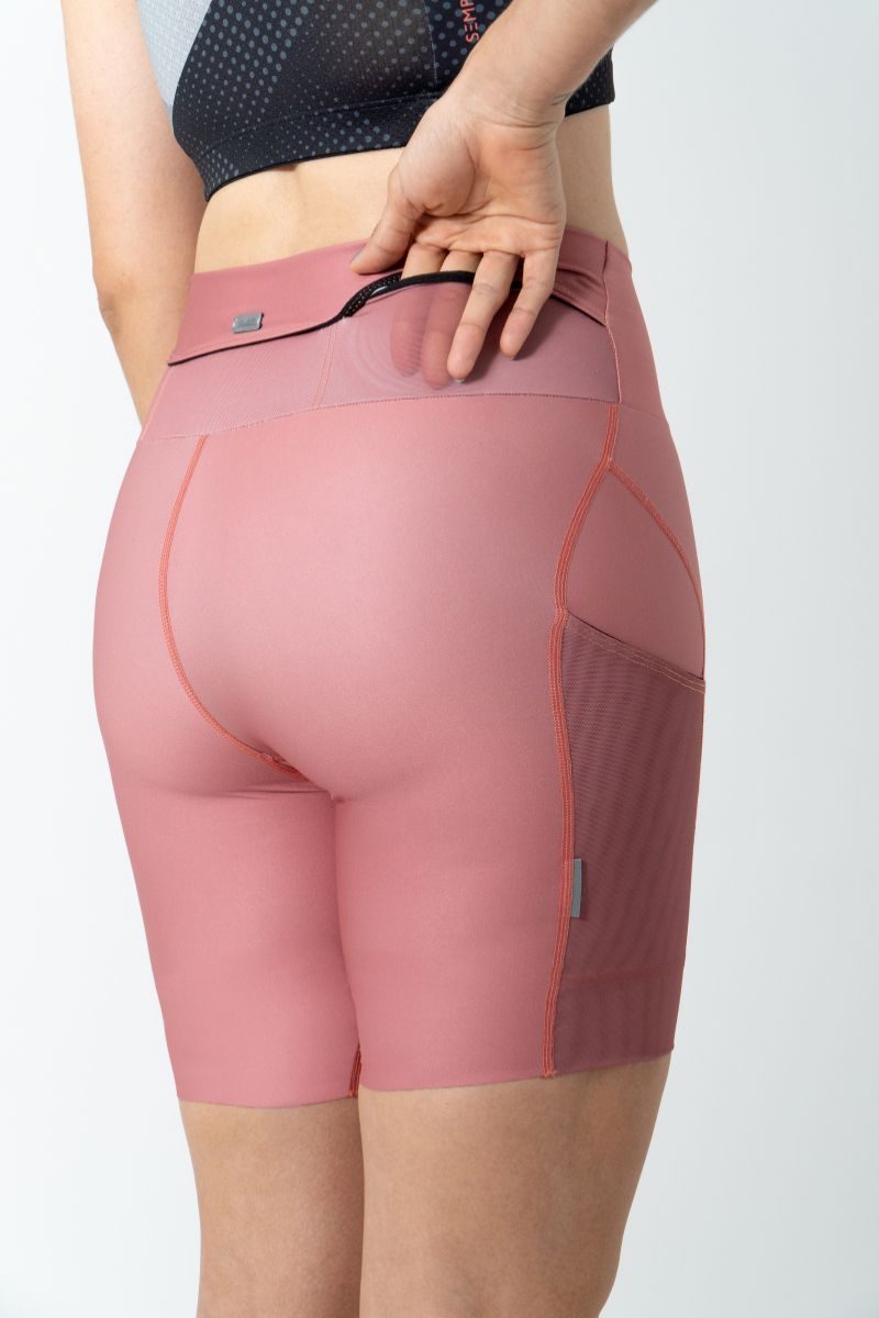 Safetti Bermuda de Corrida Fem Titán 2.0 Rosa Ponche