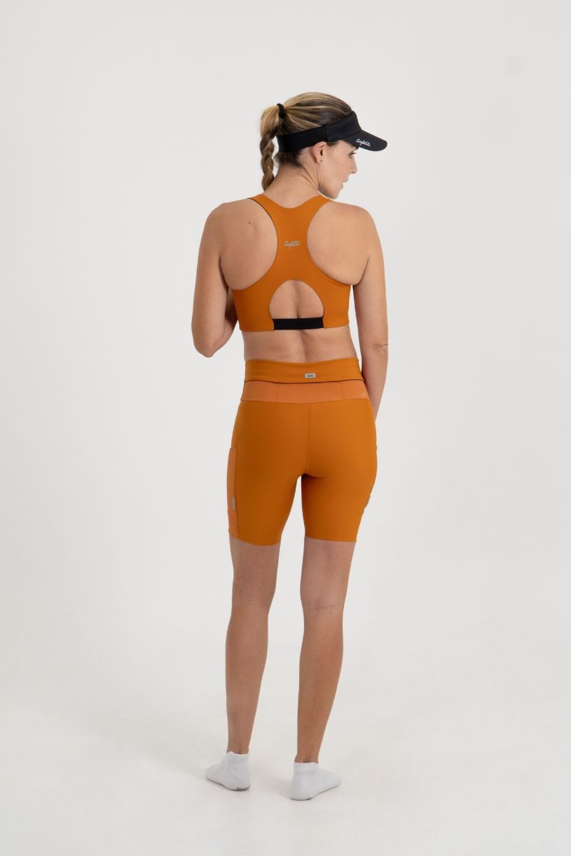 Safetti Bermuda de Corrida Fem Titán 2.0 Carrot