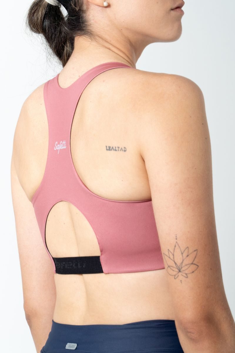 Safetti Top Fem Doumotion Dupla Face Rosa Ponche