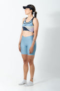 Bermuda de Corrida Feminina Titán 2.0 Azul Polvo