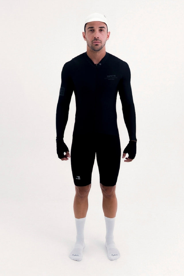 Jersey Manga Longa Masculino Latitude Nero