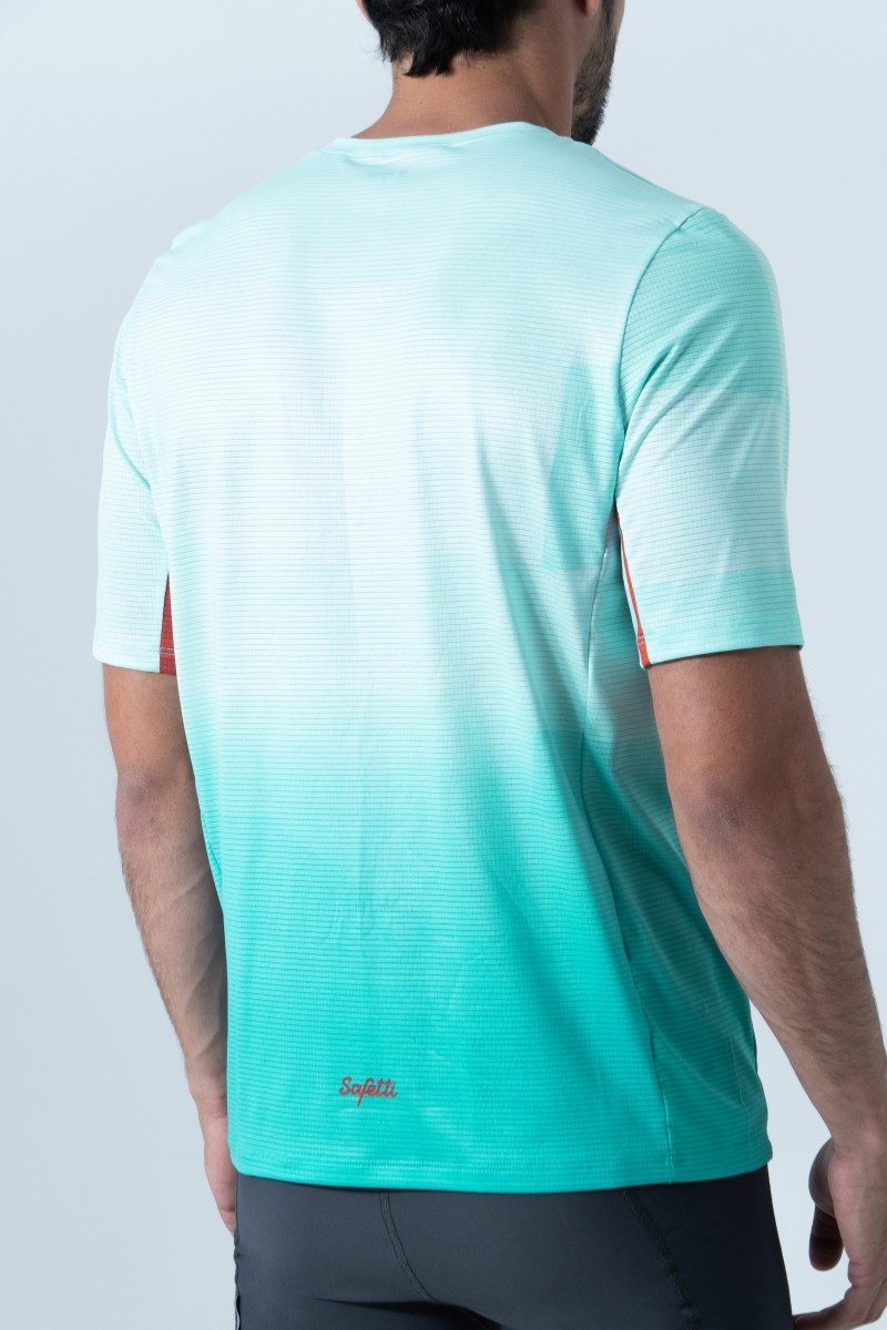 Camiseta Corrida Masculina Cadence Água