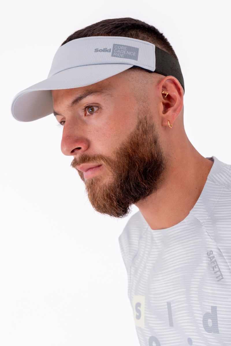 Viseira Running Unissex Cooler Solid Gray