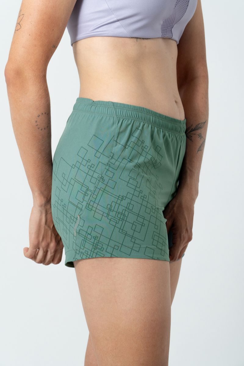 Safetti Short de Corrida Fem Venturi Light Pistachio