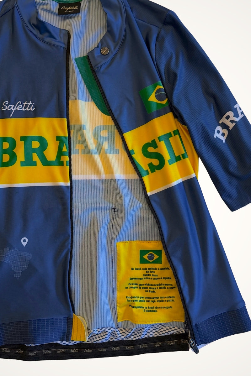 Jersey Masc Brasil Azul