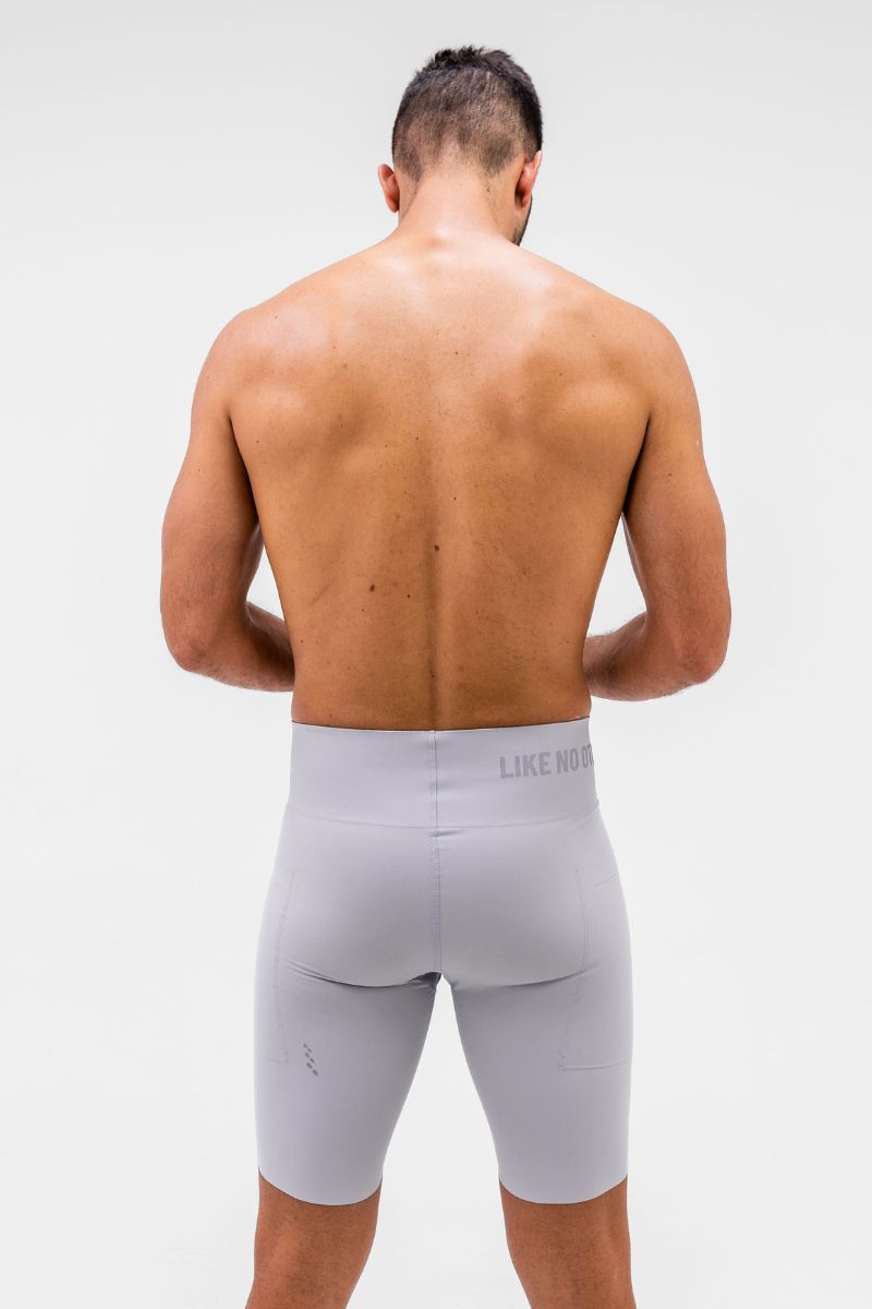 Bermuda de Corrida Masculina Titán EVO Cinza Claro