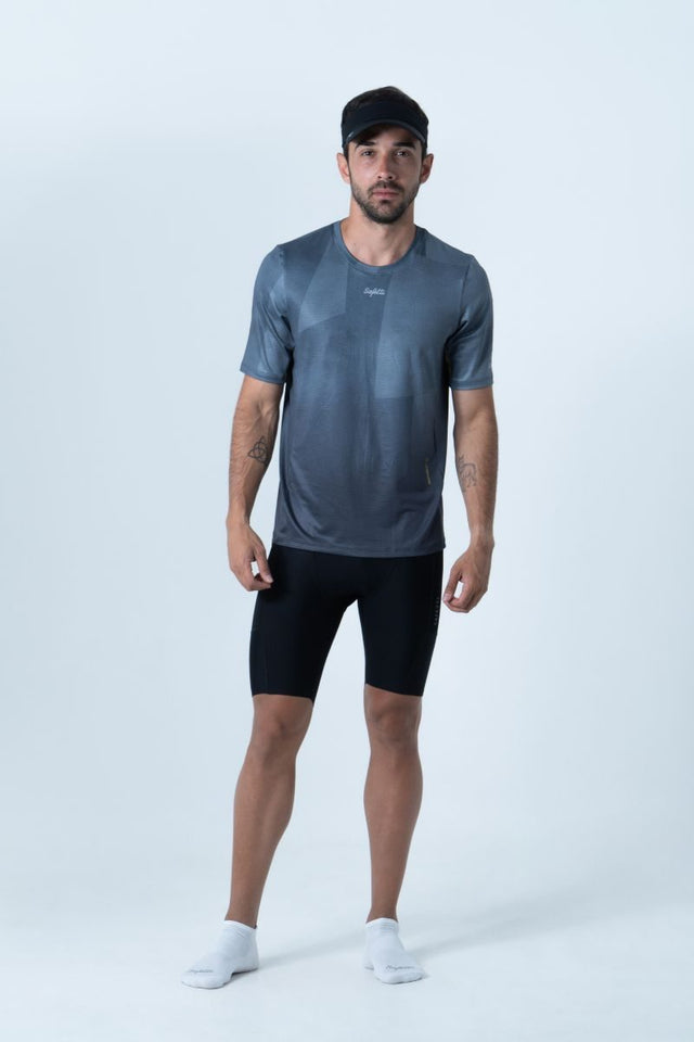 Camiseta Corrida Masculina Cadence Grafito