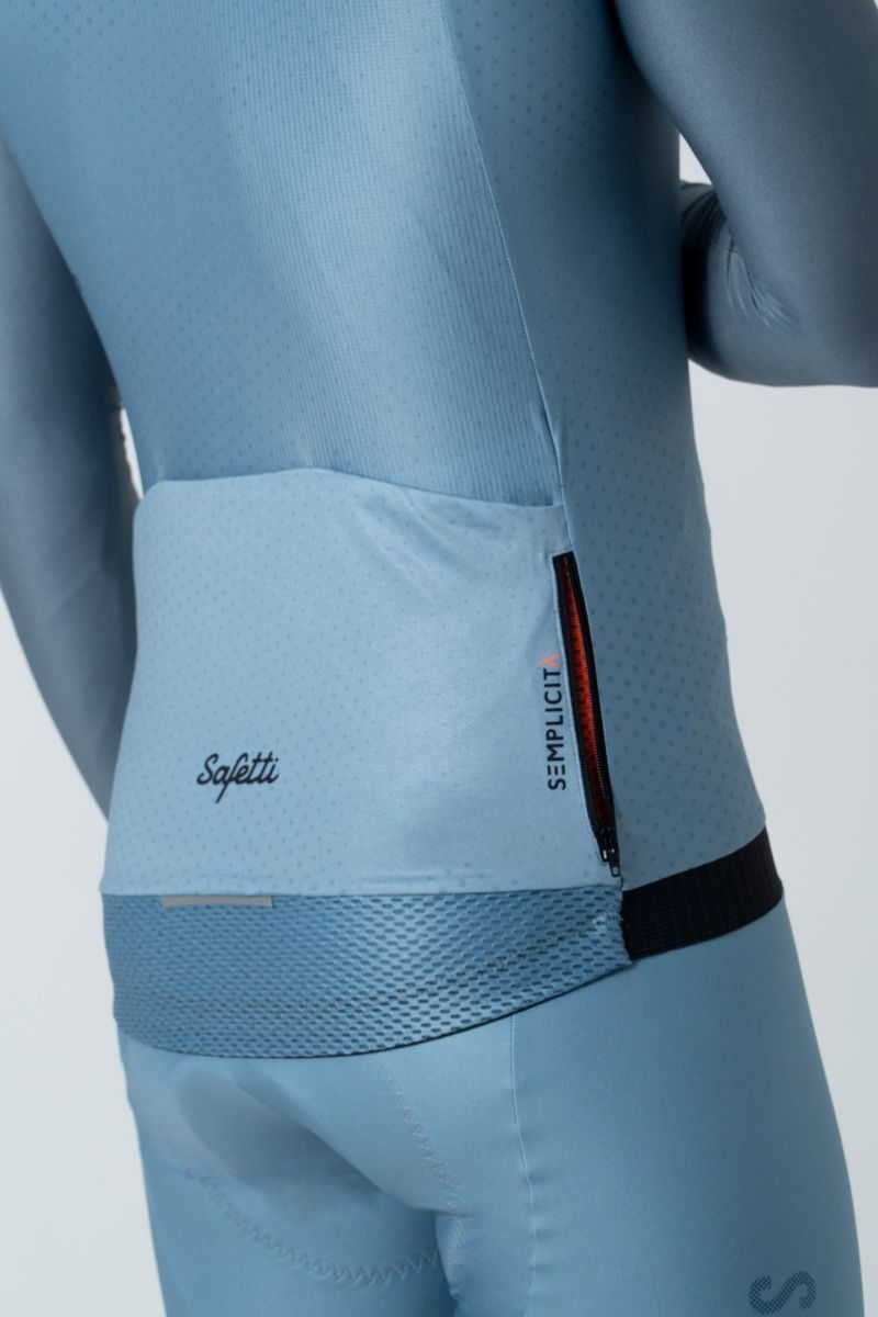 Jersey ML Masc Semplicitá Azul Polvo