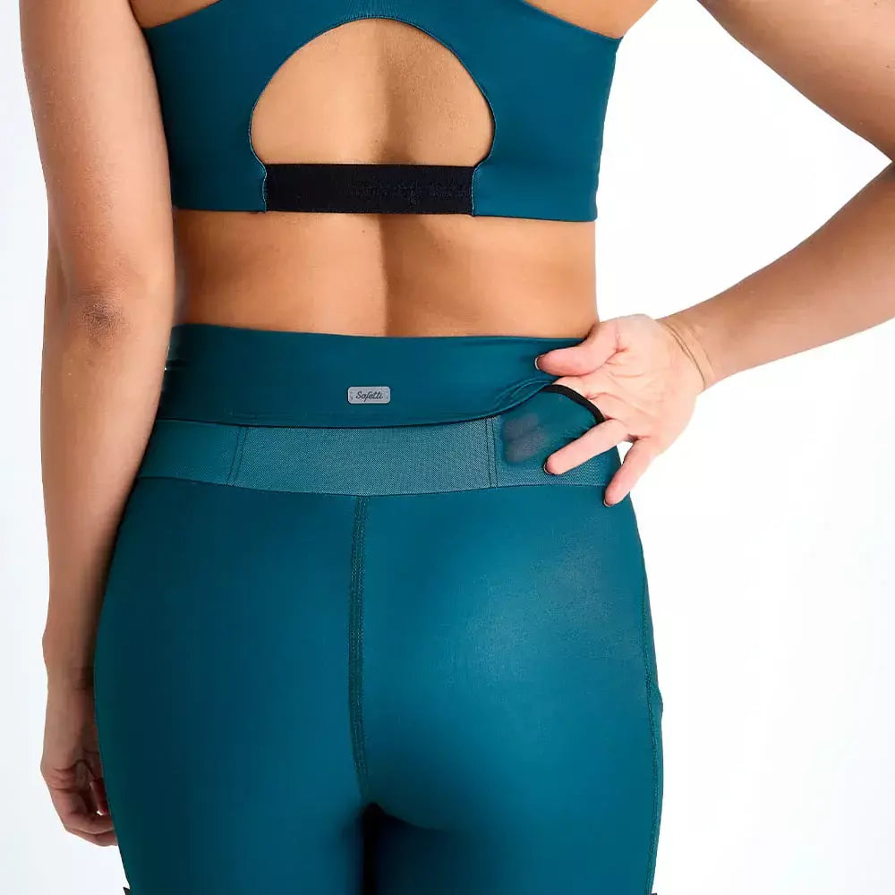Safetti Bermuda de Corrida Fem Titán 2.0 Indigo