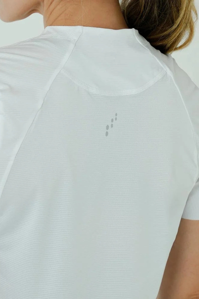 Safetti Camiseta Corrida Feminina PRO 405 Branca
