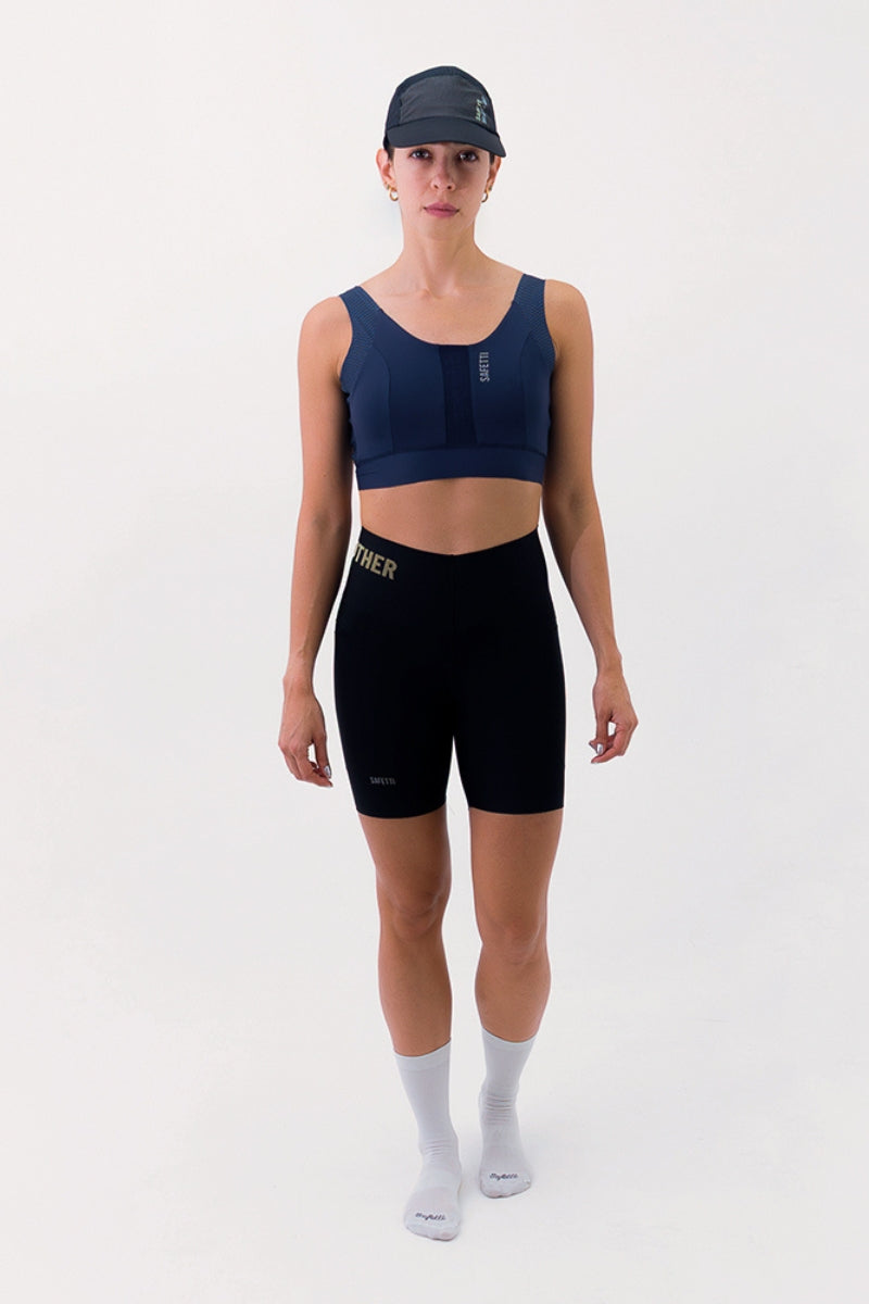 Top de Corrida Feminino Synk Marinho
