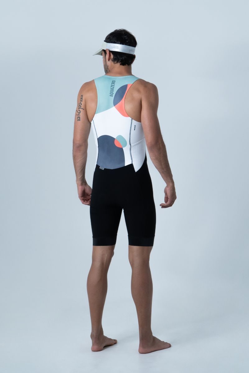 Macaquinho Triathlon Sem Manga Masculino Mesh Flowfushion