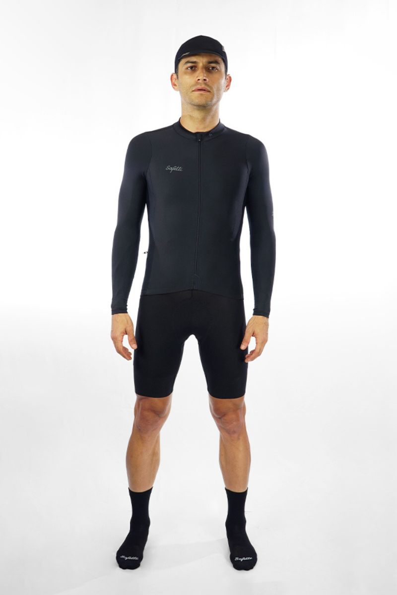 Jersey Manga Longa Masculino Verona Nero
