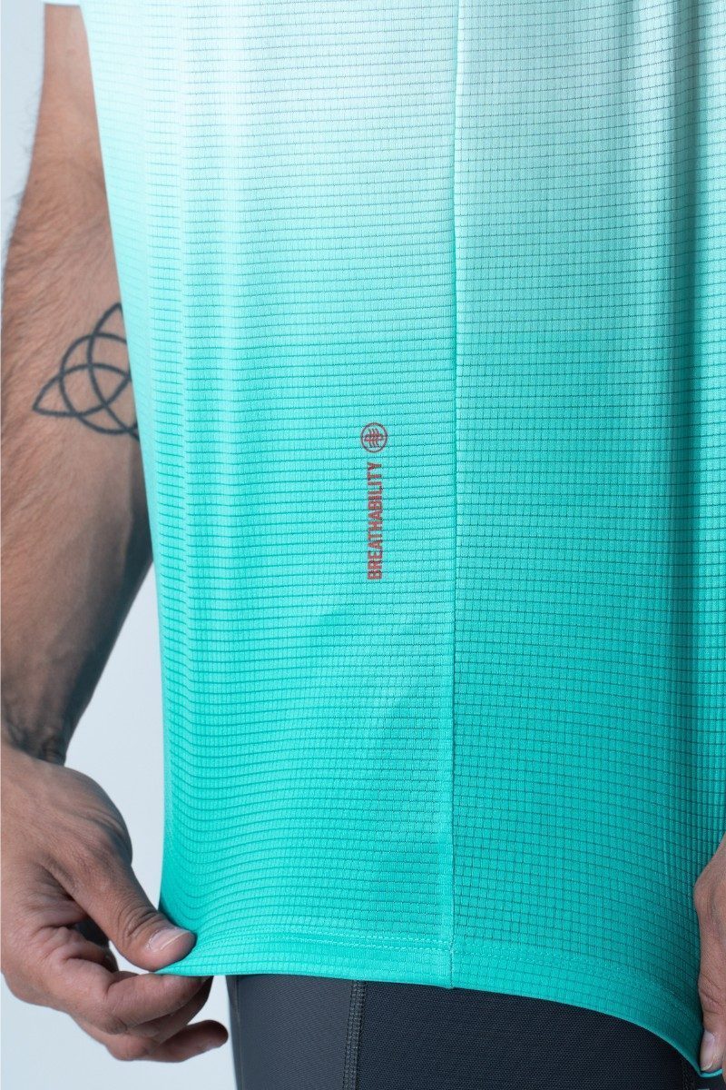 Safetti Camiseta Corrida Masc Cadence Água