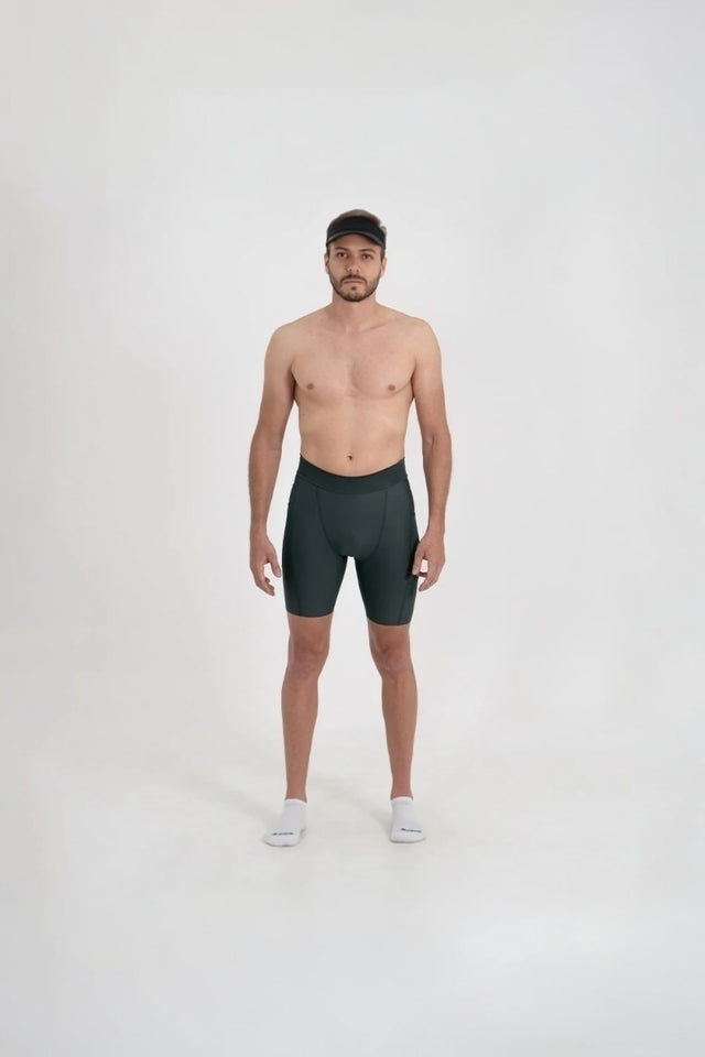 Bermuda de Corrida Masculina Titán 2.0 Cinza