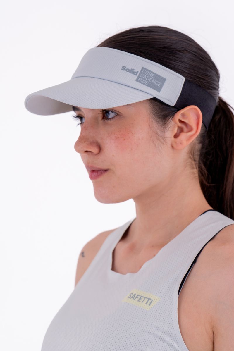 Viseira Running Unissex Cooler Solid Gray