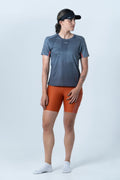 Safetti Camiseta Corrida Fem Cadence Grafito