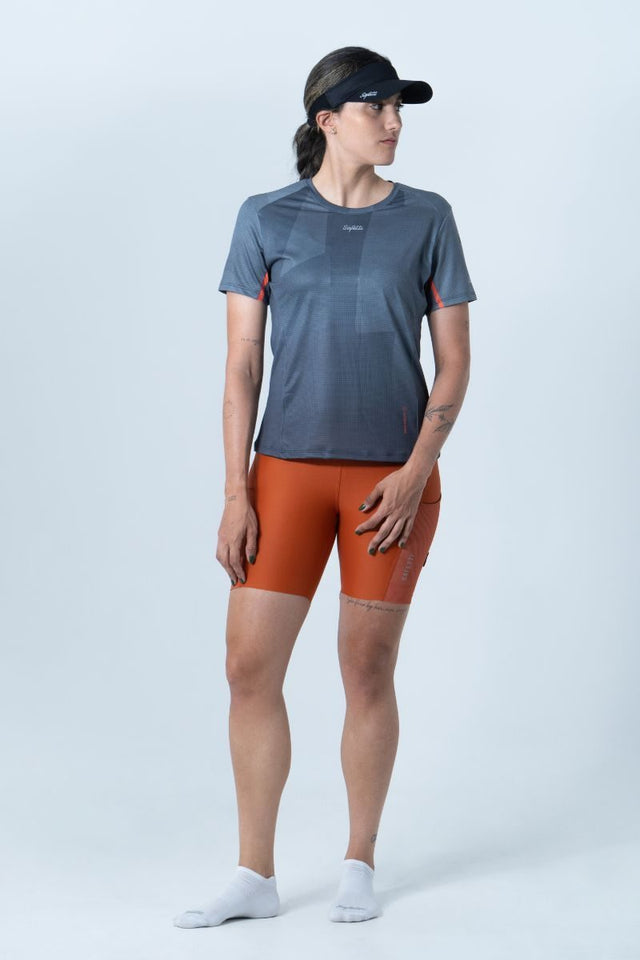 Camiseta Corrida Feminina Cadence Grafito