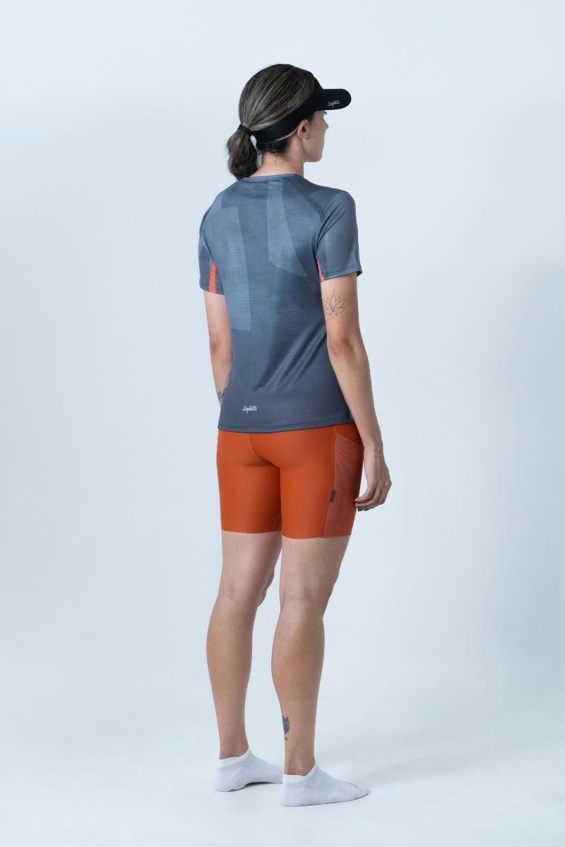 Camiseta Corrida Feminina Cadence Grafito