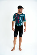 Macaquinho Triathlon Com Manga Masculino Kona Performance Scratch