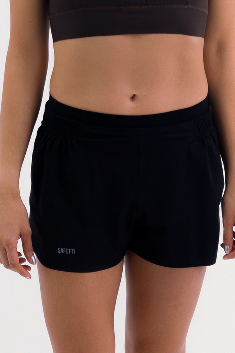 Short de Corrida Fem Flow Preto