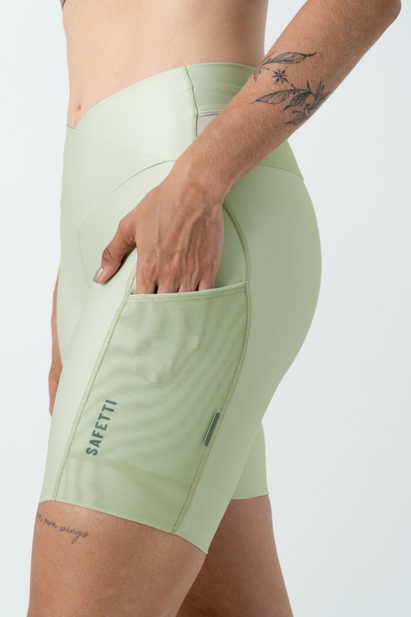 Safetti Bermuda de Corrida Fem Titán 2.0 Stevia