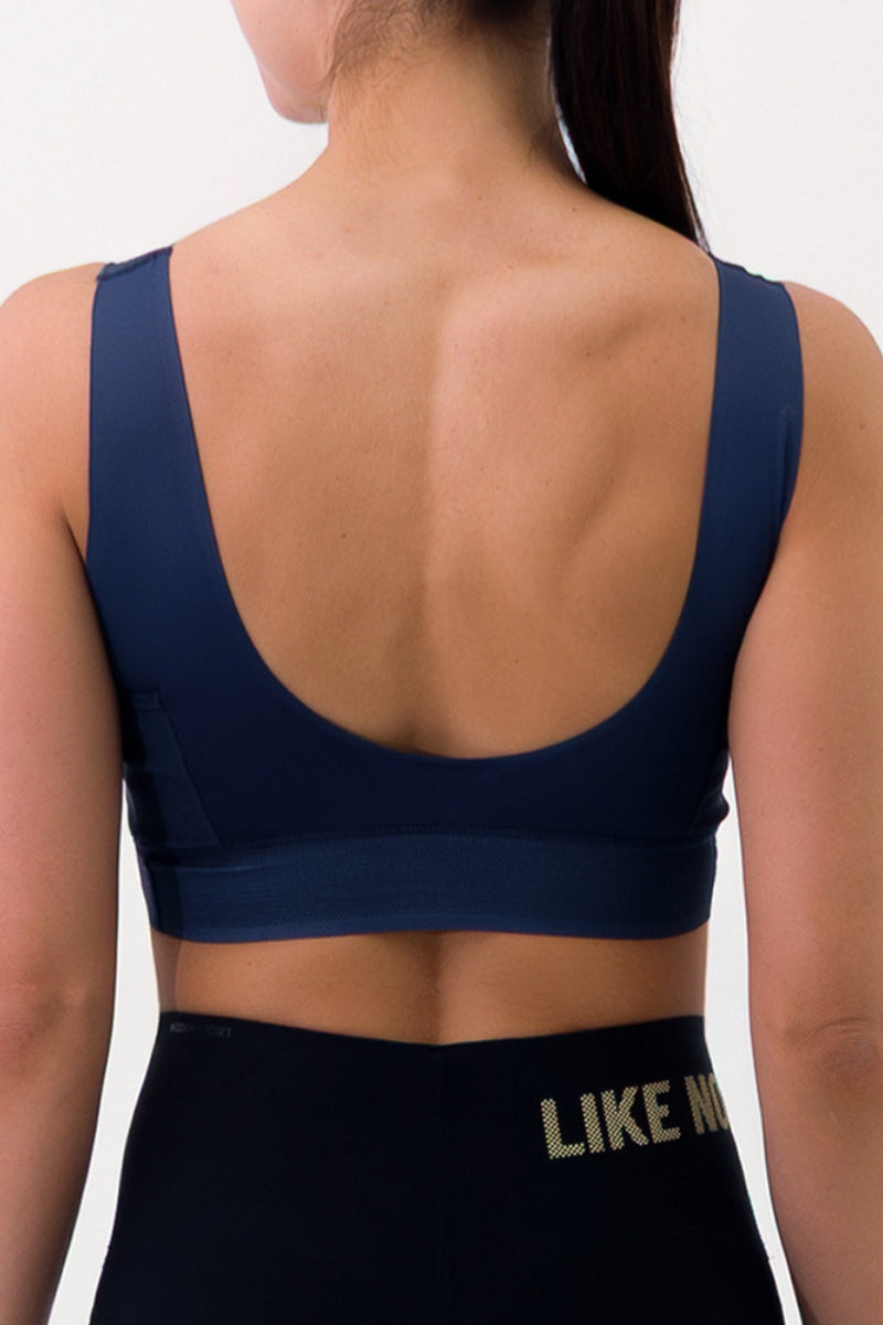 Top de Corrida Feminino Synk Marinho