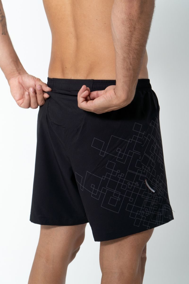 Safetti Short de Corrida Masc Venturi Light Nero