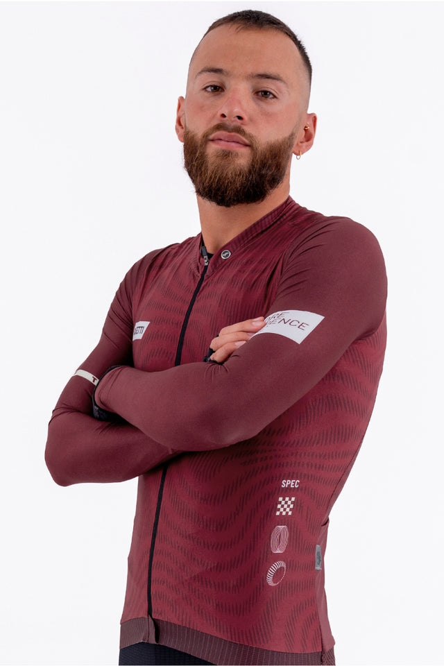 Jersey ML Masculina Solid Leggero Plumwine