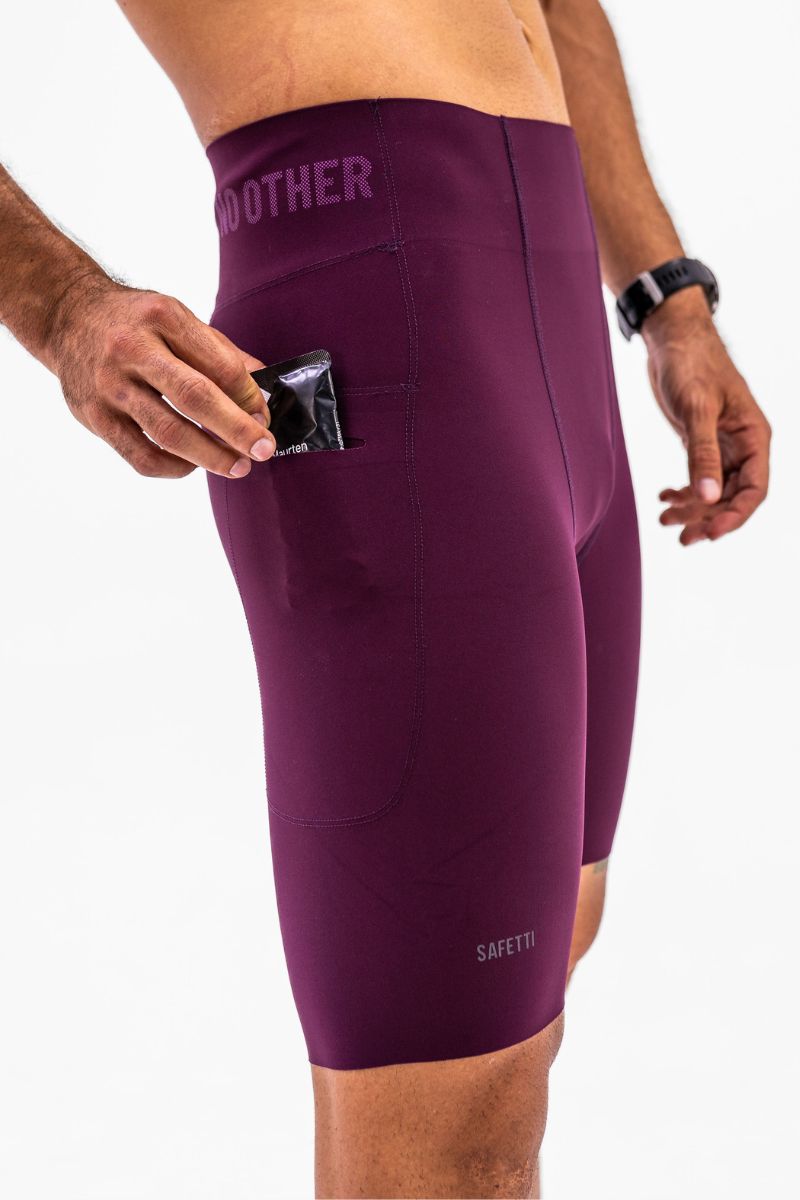 Bermuda de Corrida Masculina Titán EVO Ameixa