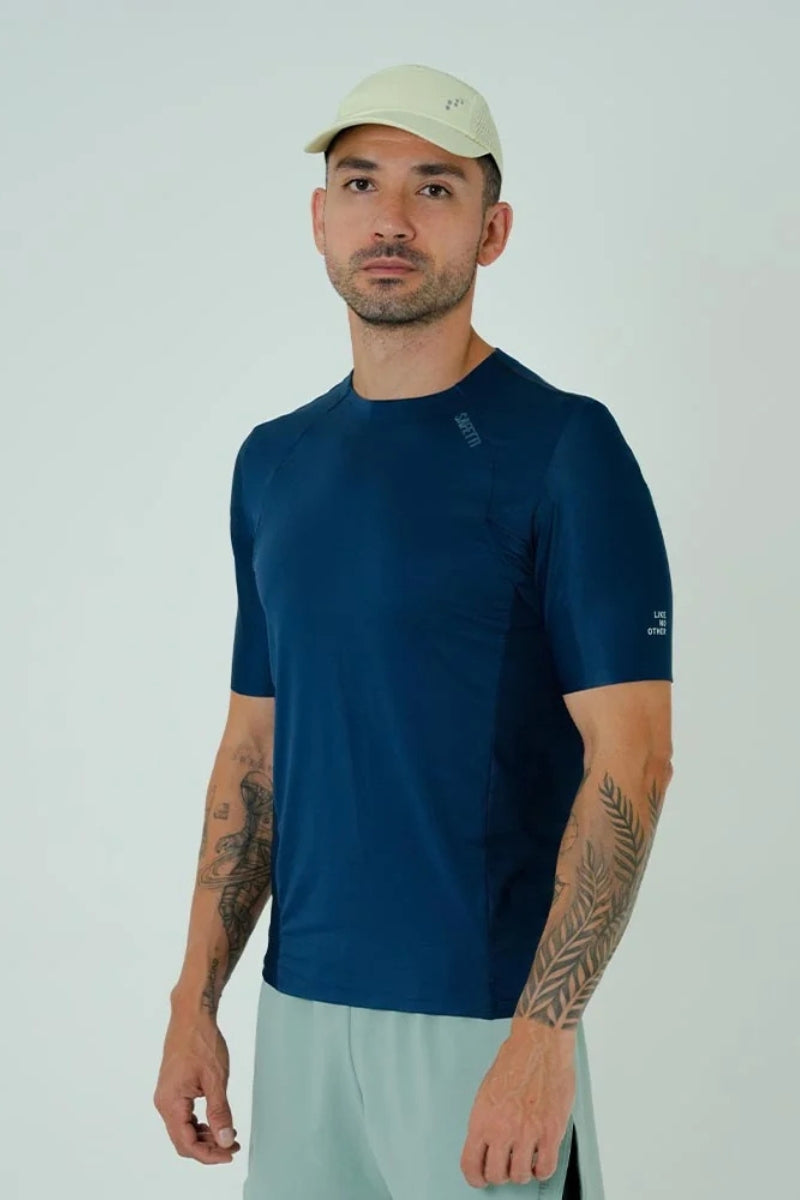Camiseta Corrida Masculina PRO 405 Azul Marinho