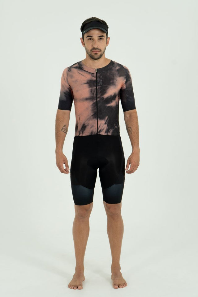 Macaquinho Triathlon Com Manga Masculino Red Ocean