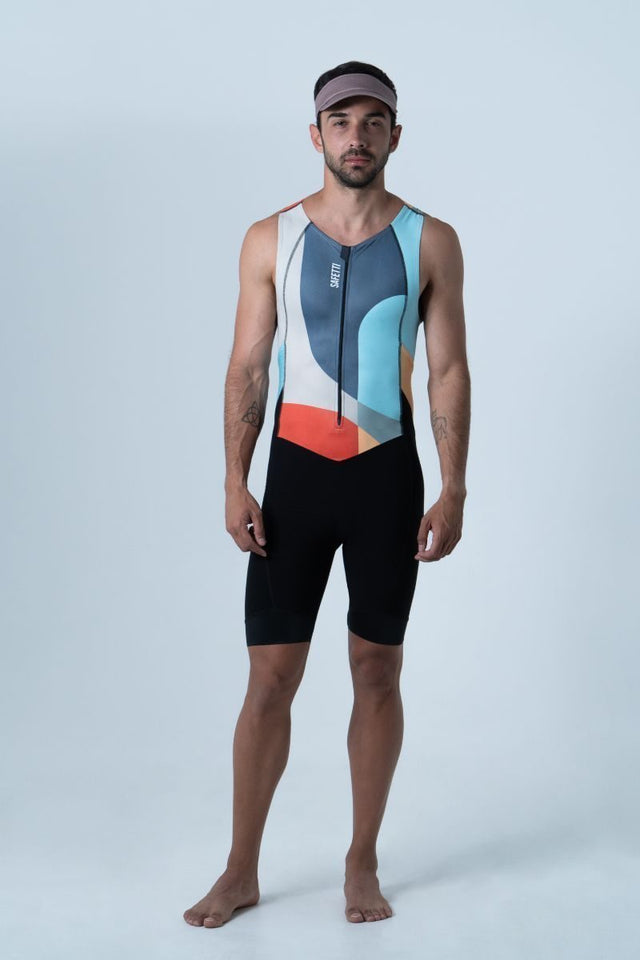 Macaquinho Triathlon Sem Manga Masculino Mesh Pulse