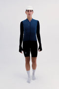 Jersey Manga Longa Feminina Climate Azul