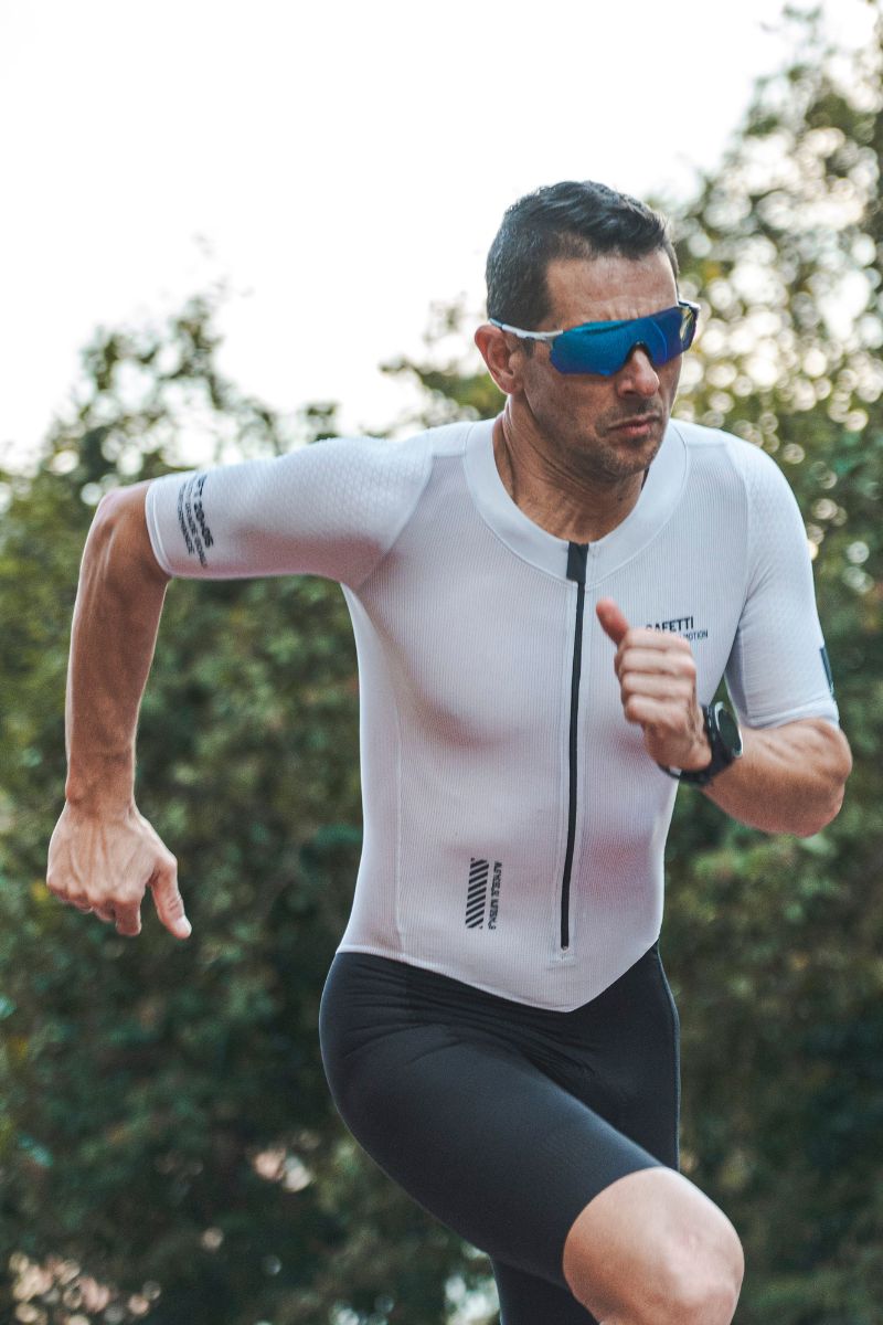 Macaquinho Triathlon Com Manga Masculino Kona Performance Seamist