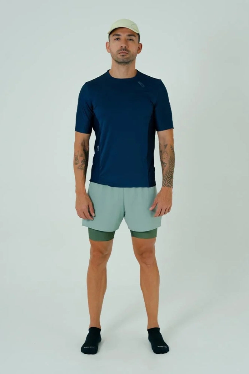 Camiseta Corrida Masculina PRO 405 Azul Marinho