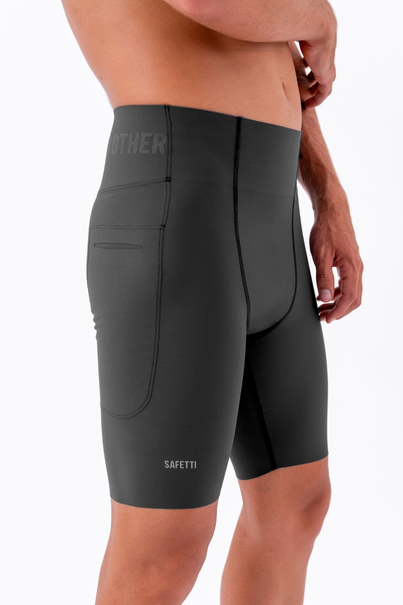 Bermuda de Corrida Masculina Titán EVO Cinza