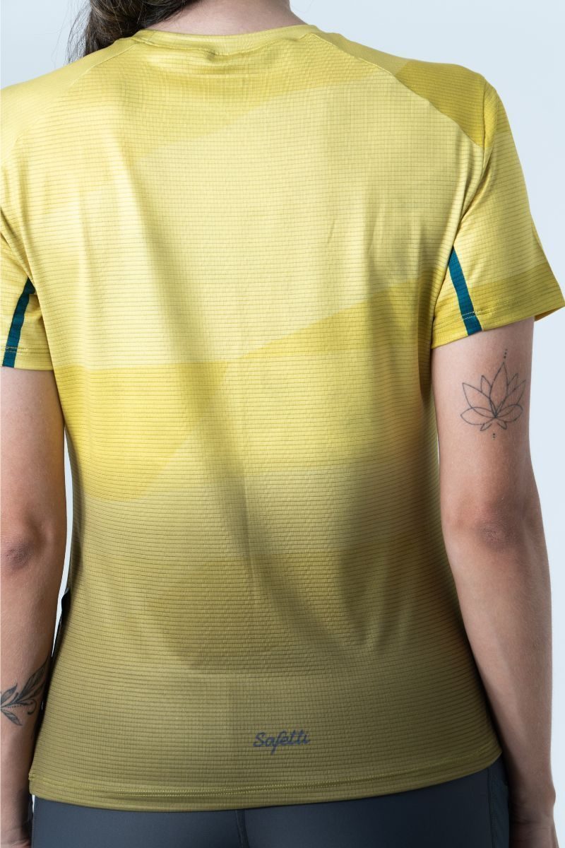 Safetti Camiseta Corrida Fem Cadence Lime