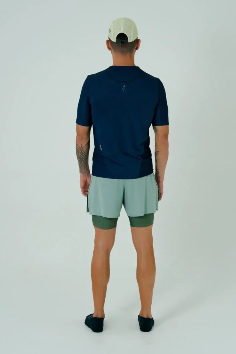 Camiseta Corrida Masculina PRO 405 Azul Marinho