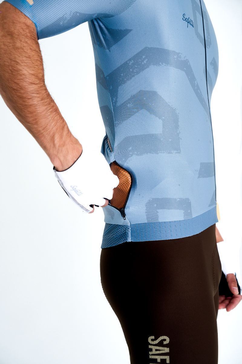 Jersey Masc Engraved Blue