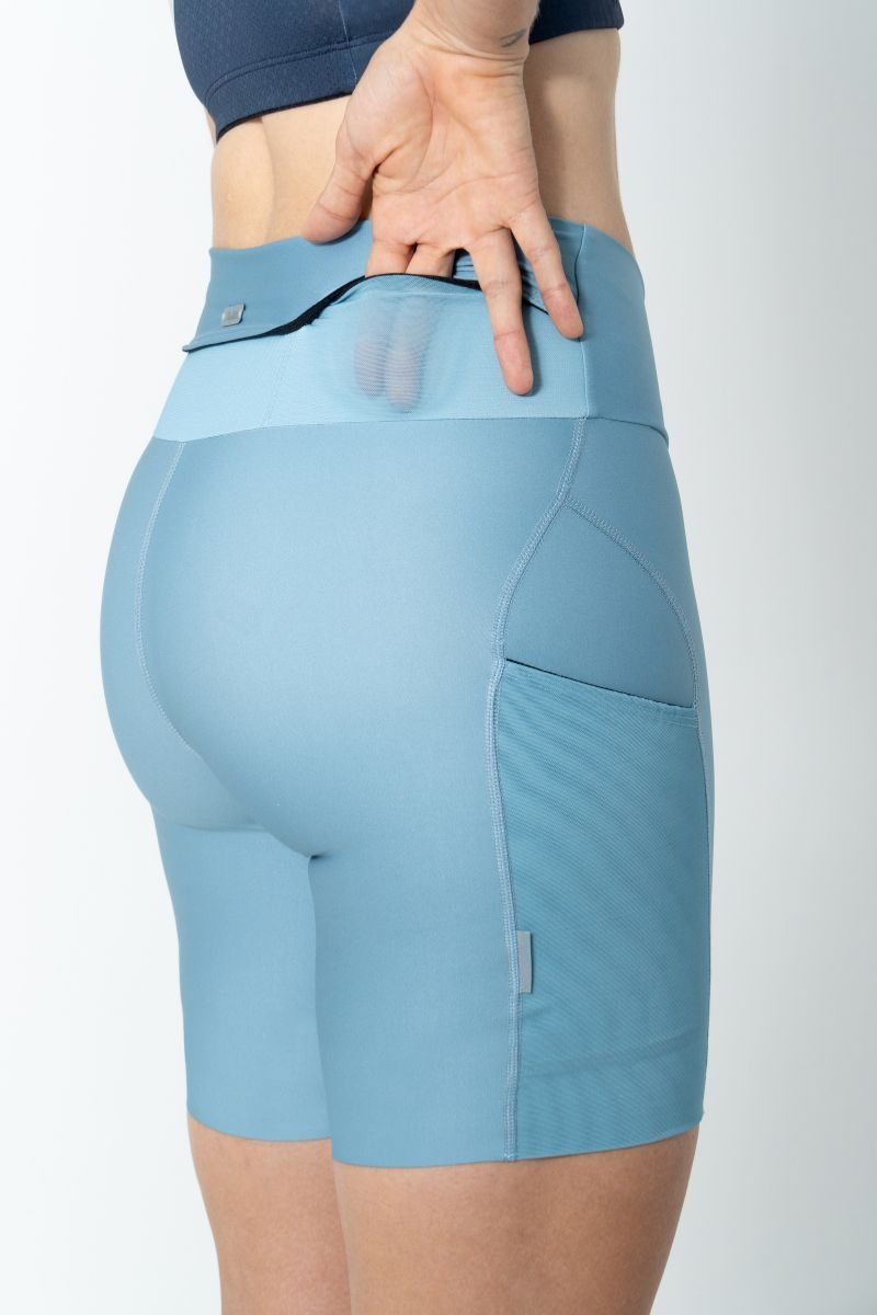 Safetti Bermuda de Corrida Fem Titán 2.0 Azul Polvo