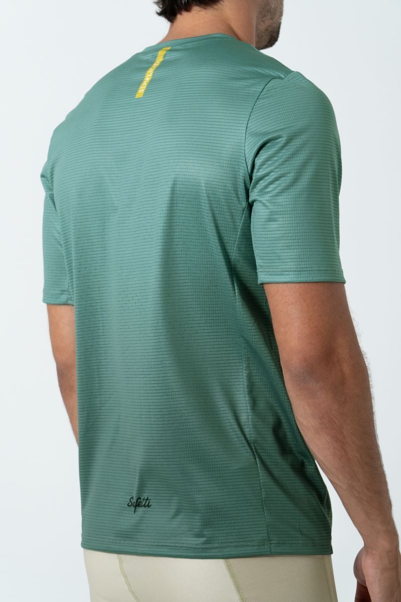 Safetti Camiseta Corrida Masc Semplicitá Cadet Blue