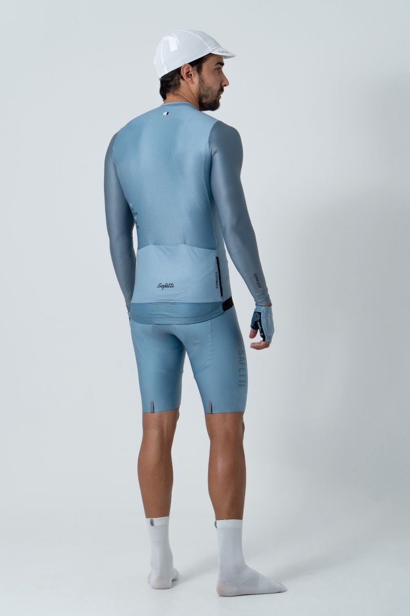Jersey ML Masc Semplicitá Azul Polvo