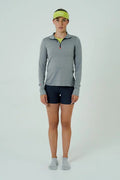 Camiseta Manga Longa Corrida Feminina ACTIVE Cinza