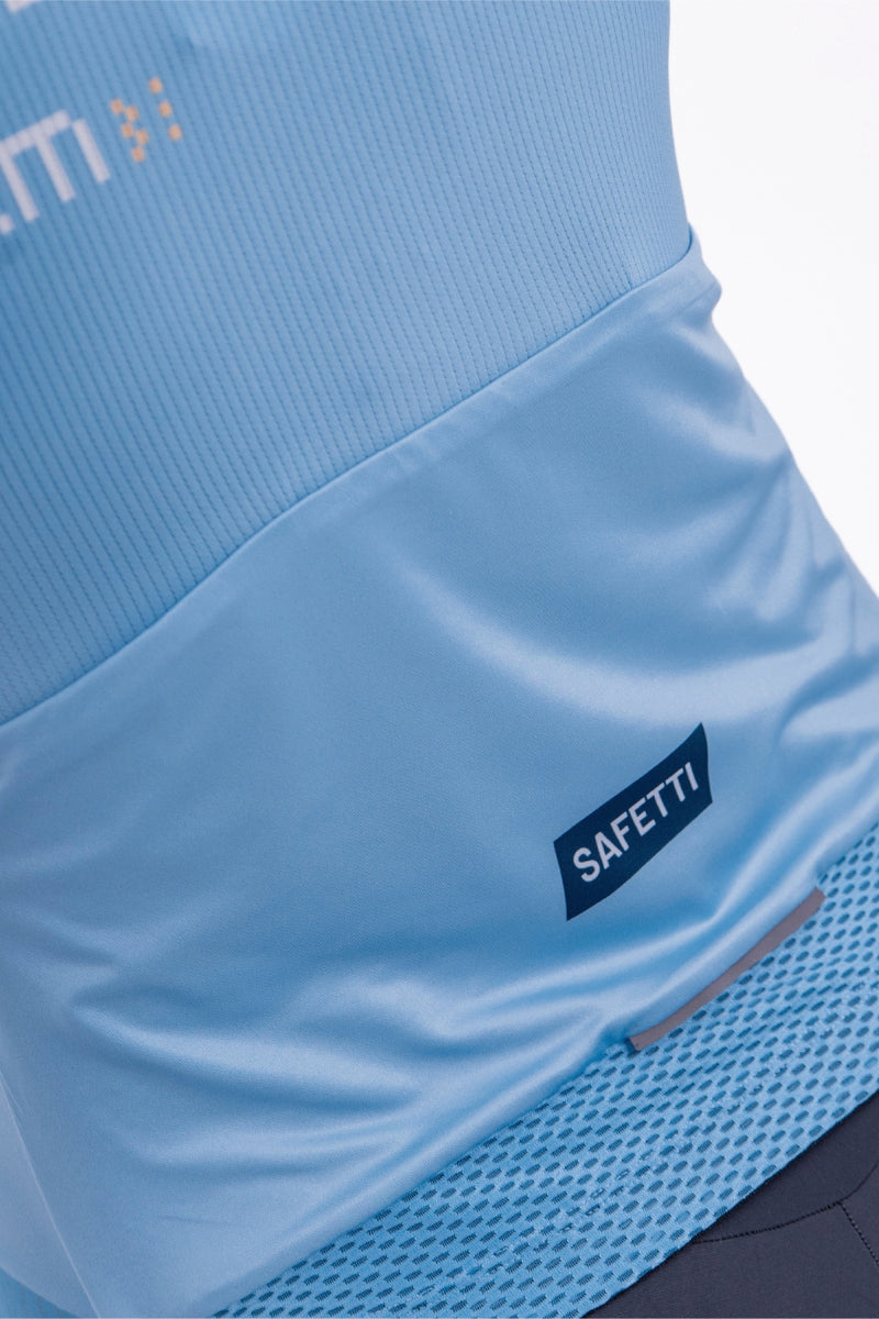 Jersey Feminina Solid Leggero Blue Aura