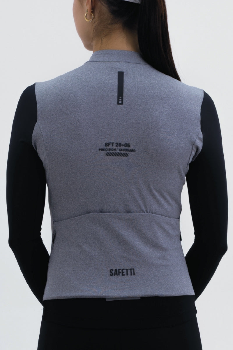 Jersey Manga Longa Feminina Climate Gris