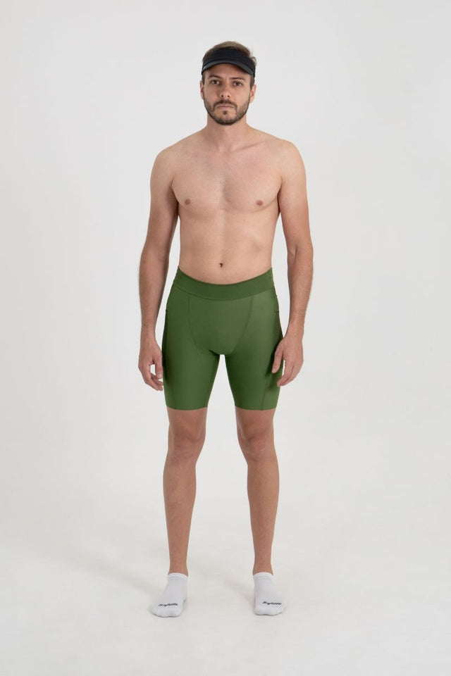 Bermuda de Corrida Masculina Titán 2.0 Oliva