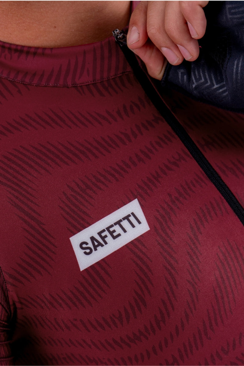 Jersey Masculina Solid Leggero Plumwine
